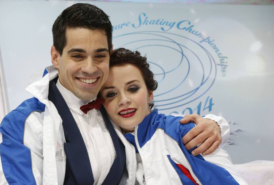 Che sorrisi per Anna Cappellini e Luca Lanotte! Reuters